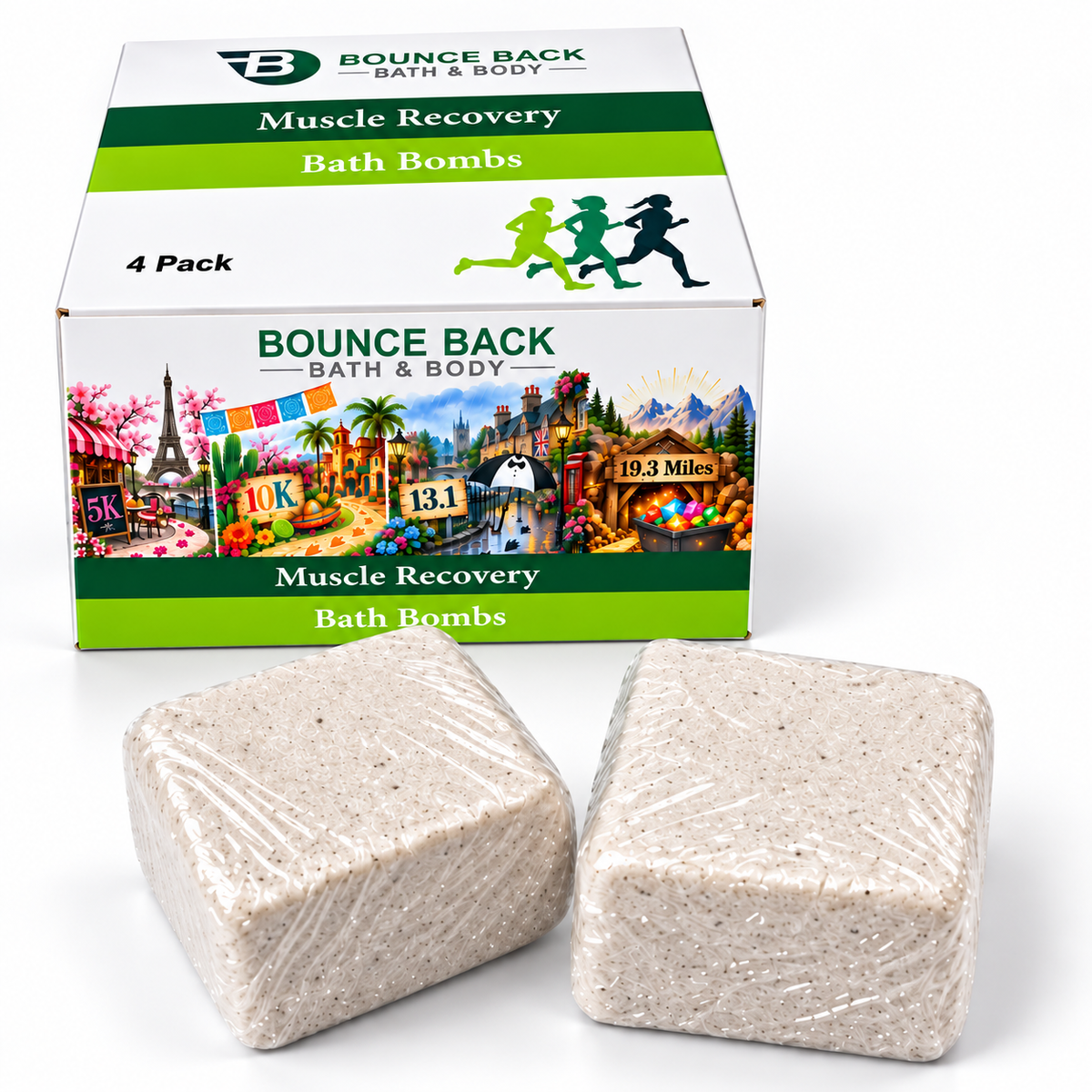 4 pack Bounce Back Bath Bomb (Wine & Dine Limited Edition)