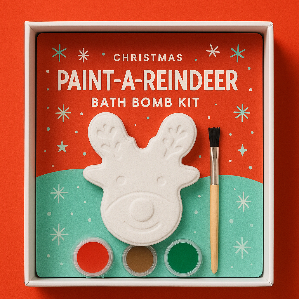 Paint-A-Reindeer Bath Bomb Kit