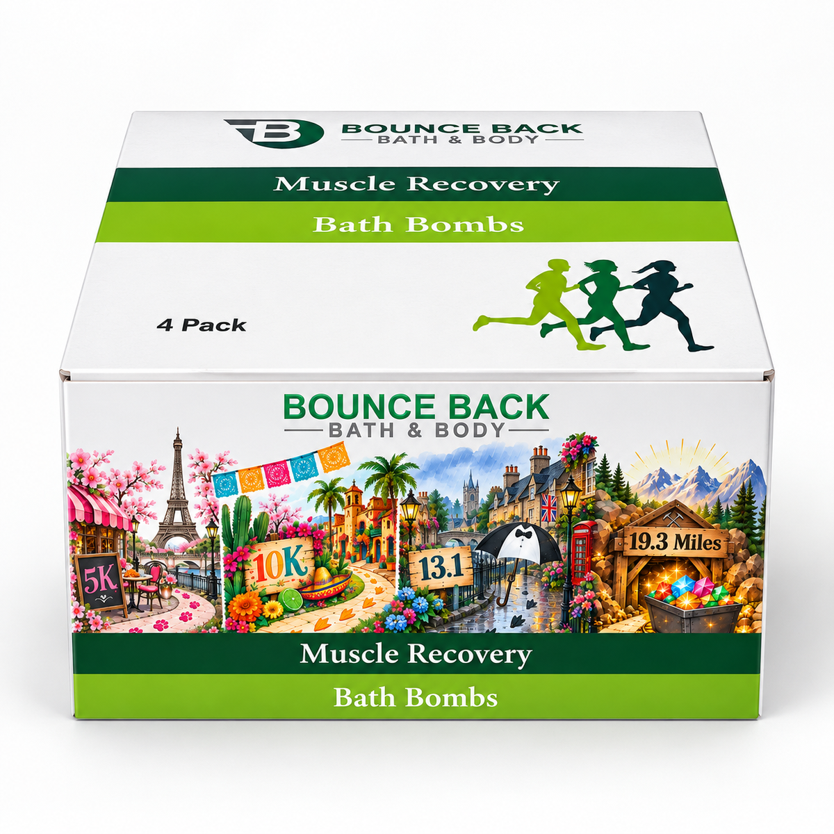 4 pack Bounce Back Bath Bomb (Wine & Dine Limited Edition)