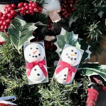 Snowman Bath Bomb Holiday Gift