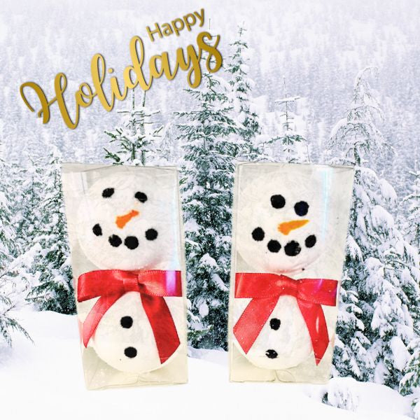 Snowman Bath Bomb Holiday Gift